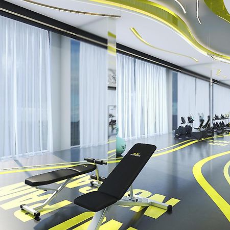 Royal M Al Aqah Beach Resort By Gewan Exterior photo The gym at the hotel