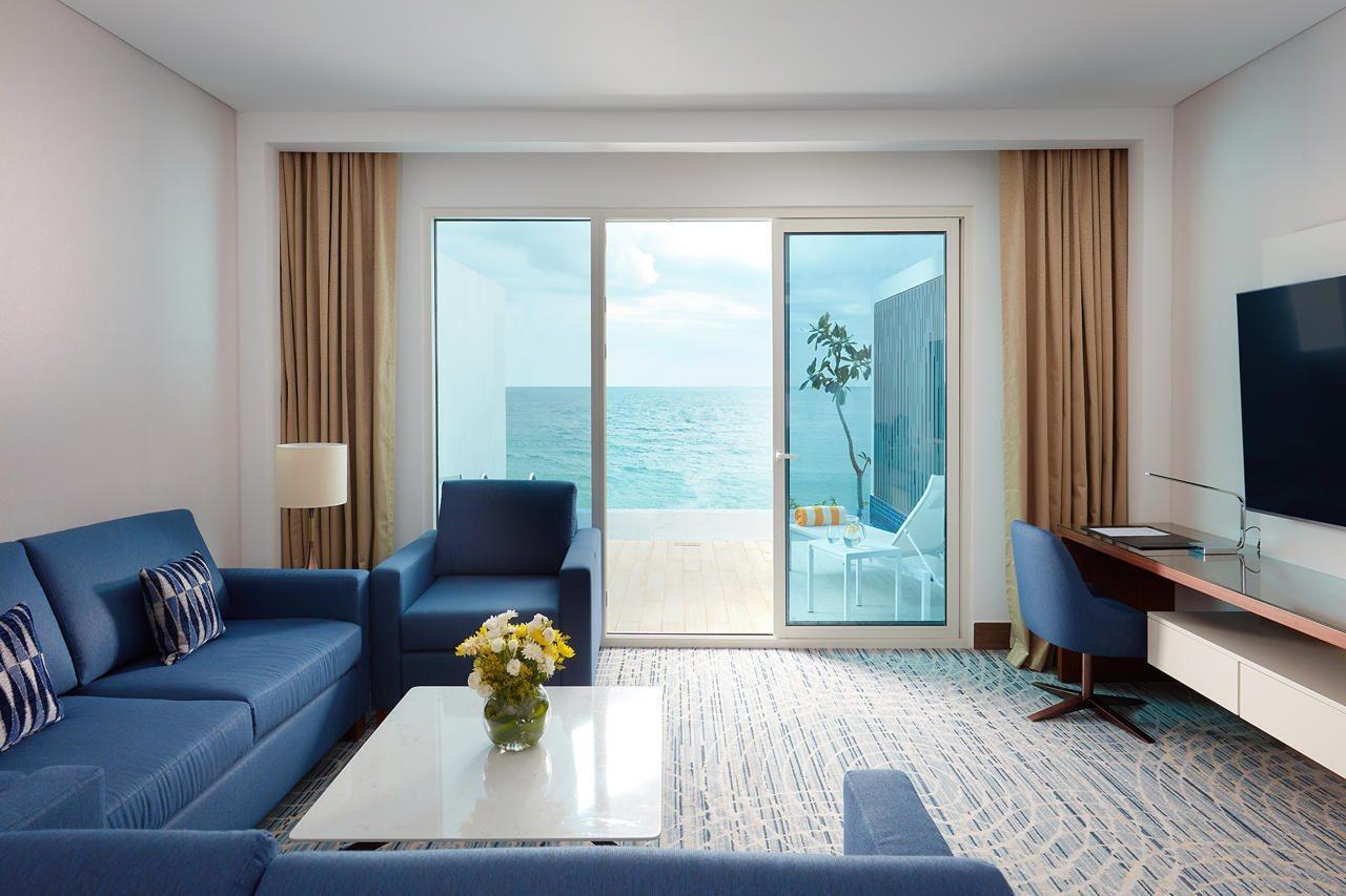 Royal M Al Aqah Beach Resort By Gewan Exterior photo A suite at the hotel