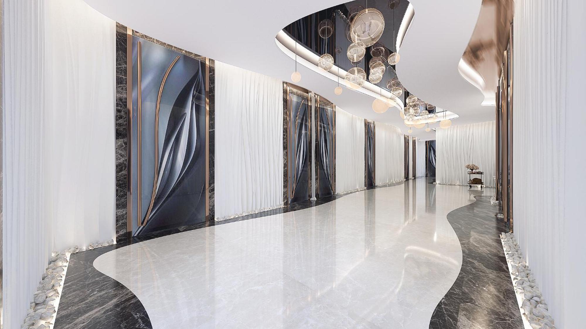 Royal M Al Aqah Beach Resort By Gewan Exterior photo The interior of the hotel